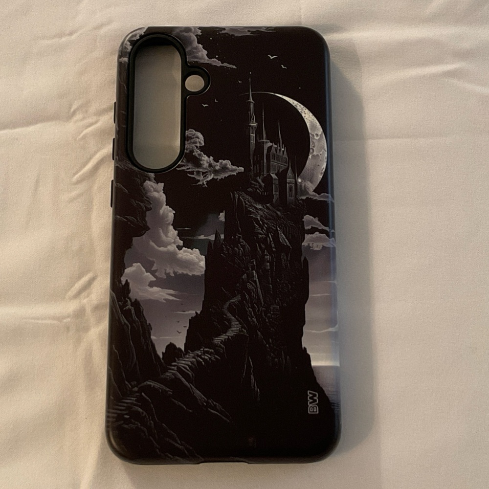 Dark Castle Black & Gray Moonlit Phone Case